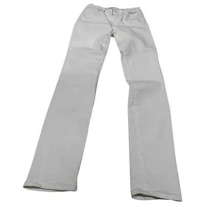 Pre-owned J Brand Slim Pants In White