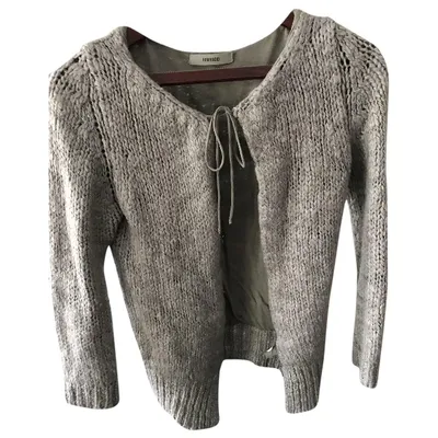 Pre-owned Humanoid Wool Cardigan In Grey