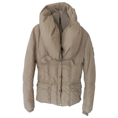 Pre-owned Add Puffer In Beige