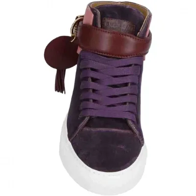 Pre-owned Buscemi Leather Trainers In Multicolour