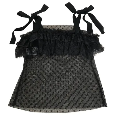 Pre-owned Philosophy Di Lorenzo Serafini Lace Camisole In Black