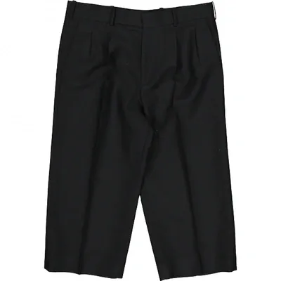 Pre-owned Victoria Beckham Wool Short Pants In Black