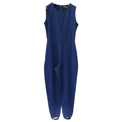 Pre-owned Norma Kamali Jumpsuit In Blue