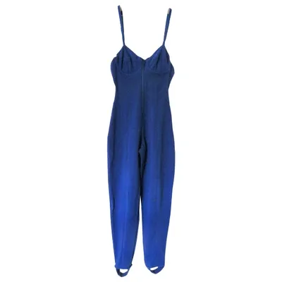 Pre-owned Norma Kamali Jumpsuit In Blue