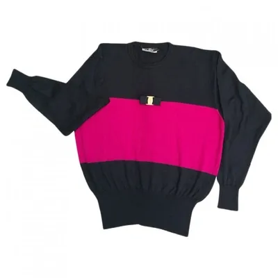 Pre-owned Ferragamo Wool Jumper In Multicolour