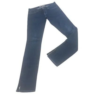 Pre-owned J Brand Blue Cotton - Elasthane Jeans