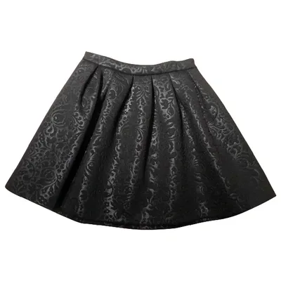 Pre-owned Msgm Skirt In Black