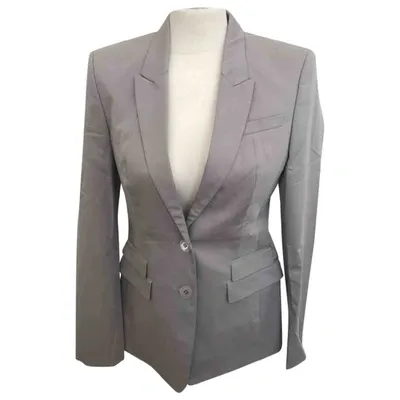 Pre-owned Hugo Boss Grey Cotton Jacket