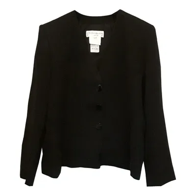 Pre-owned Saint Laurent Black Cotton Jacket