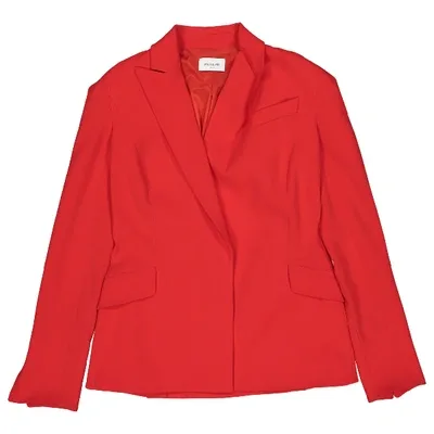 Pre-owned Mugler Jacket In Red