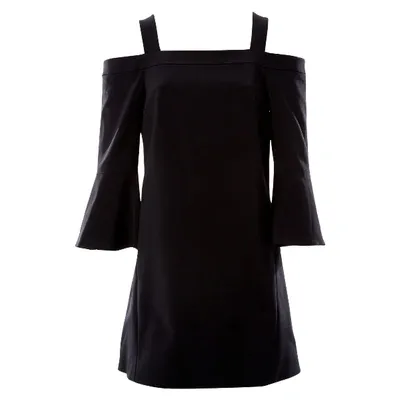 Pre-owned Tibi Mini Dress In Black