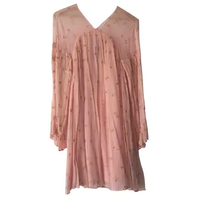 Pre-owned Hoss Intropia Mid-length Dress In Pink