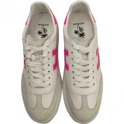 Pre-owned Hogan Leather Trainers In White