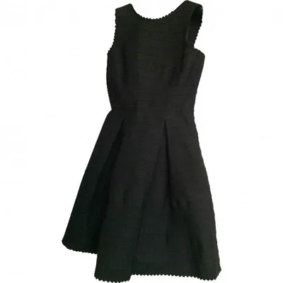 Pre-owned Manoush Mini Dress In Black