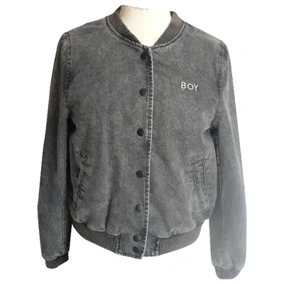 Pre-owned Boy London Biker Jacket In Grey