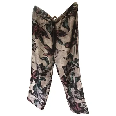 Pre-owned Marni Silk Large Pants In Other