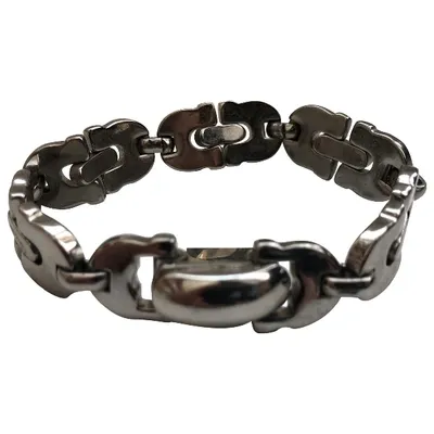 Pre-owned Ferragamo Silver Steel Bracelet