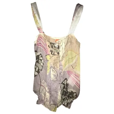 Pre-owned Hugo Boss Silk Camisole In Beige