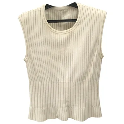 Pre-owned Alaïa Vest In White