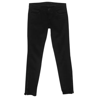 Pre-owned J Brand Slim Jeans In Black