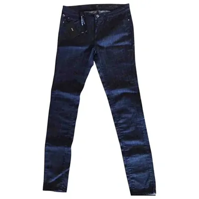 Pre-owned Hugo Boss Slim Jeans In Blue