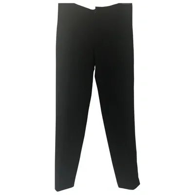 Pre-owned Haute Hippie Slim Pants In Black