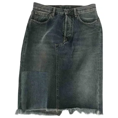 Pre-owned Golden Goose Mid-length Skirt In Blue