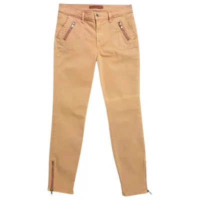 Pre-owned J Brand Slim Jeans In Beige