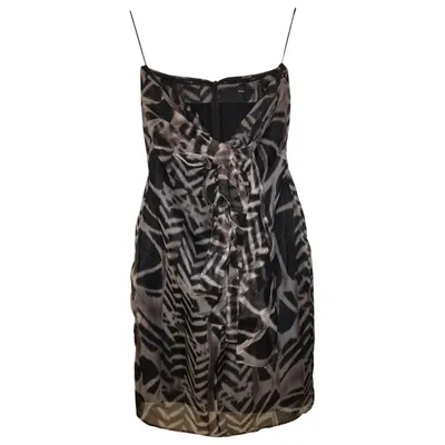 Pre-owned Hugo Boss Silk Mini Dress In Other