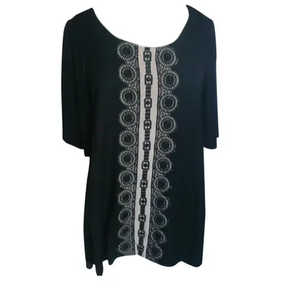 Pre-owned Sandro Wool Tunic In Black