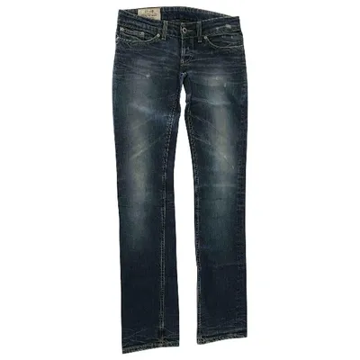 Pre-owned Dondup Slim Jeans In Blue