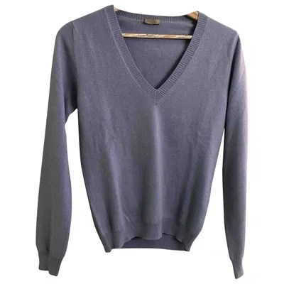 Pre-owned Cruciani Cashmere Jumper In Blue