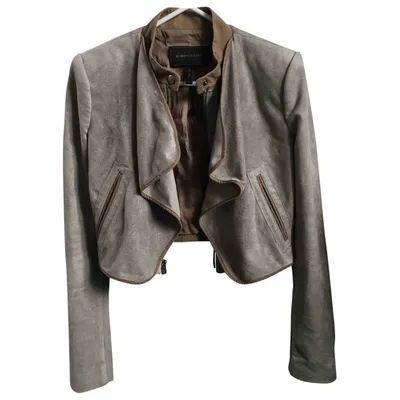 Pre-owned Bcbg Max Azria Grey Cotton Jacket