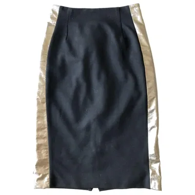 Pre-owned Msgm Skirt In Black