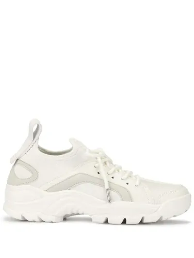 Kendall + Kylie Panelled Chunky Sneakers In White