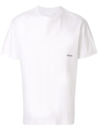 Off Duty Détachement Boxy-fit T-shirt In White