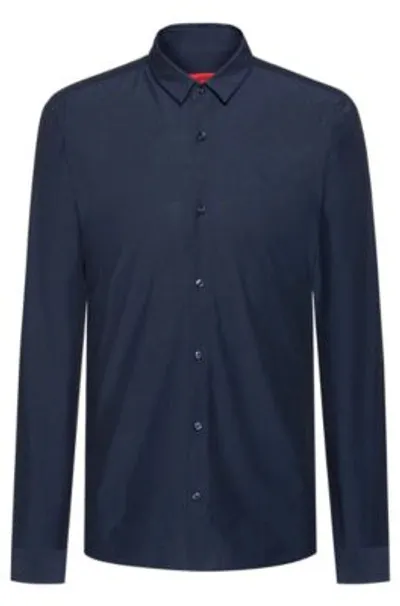 Hugo Camisa In Dark Blue