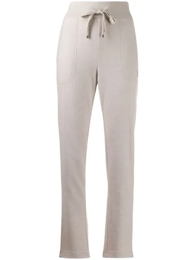 Lorena Antoniazzi Knitted Track Pants In Neutrals