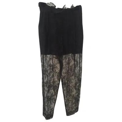 Pre-owned Philosophy Di Lorenzo Serafini Trousers In Black