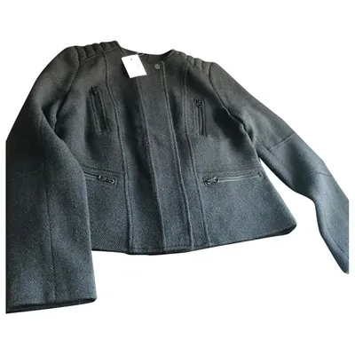 Pre-owned Vince Wool Blazer In Black