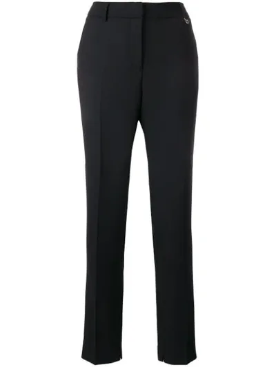 Ferragamo Straight-leg Tailored Trousers In Black