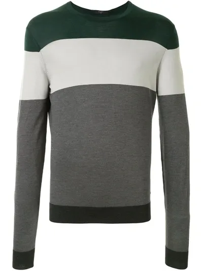 Hugo Boss Boss Men's T-fortino Regular-fit Sweater In Grey