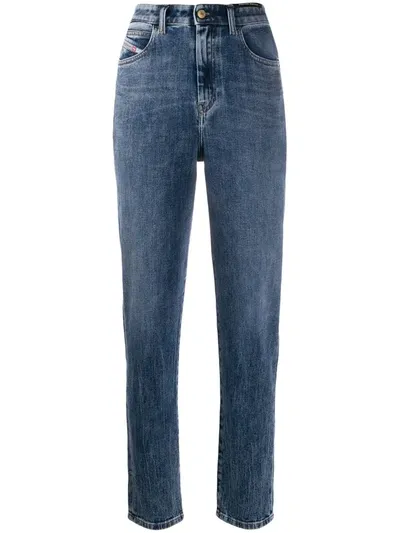 Diesel Faded Straight Jeans In Blue