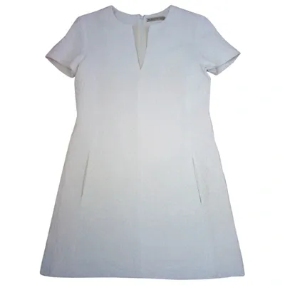 Pre-owned Balenciaga Mini Dress In White