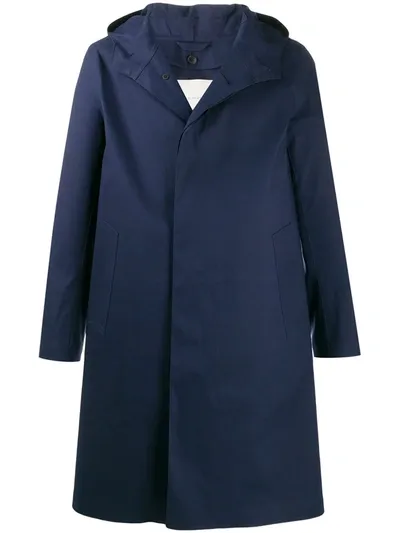 Mackintosh Chryston Bonded Raincoat In Blue