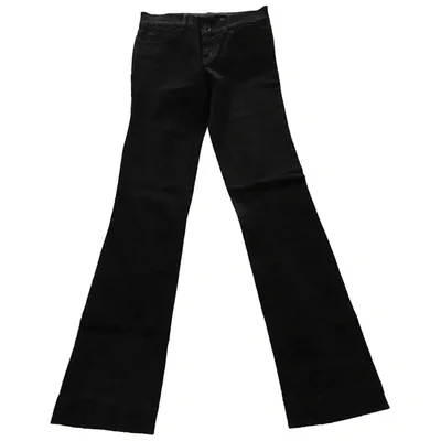 Pre-owned J Brand Straight Jeans In Black