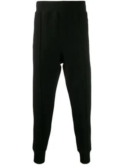 Ami Alexandre Mattiussi Boiled Wool Trackpants In Black