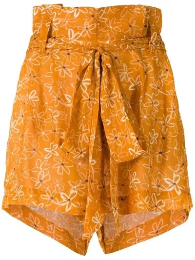 Clube Bossa Runa Printed Shorts In Orange