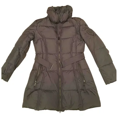 Pre-owned Add Puffer In Grey