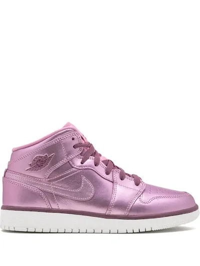 Jordan Teen Air  1 Sneakers In Pink